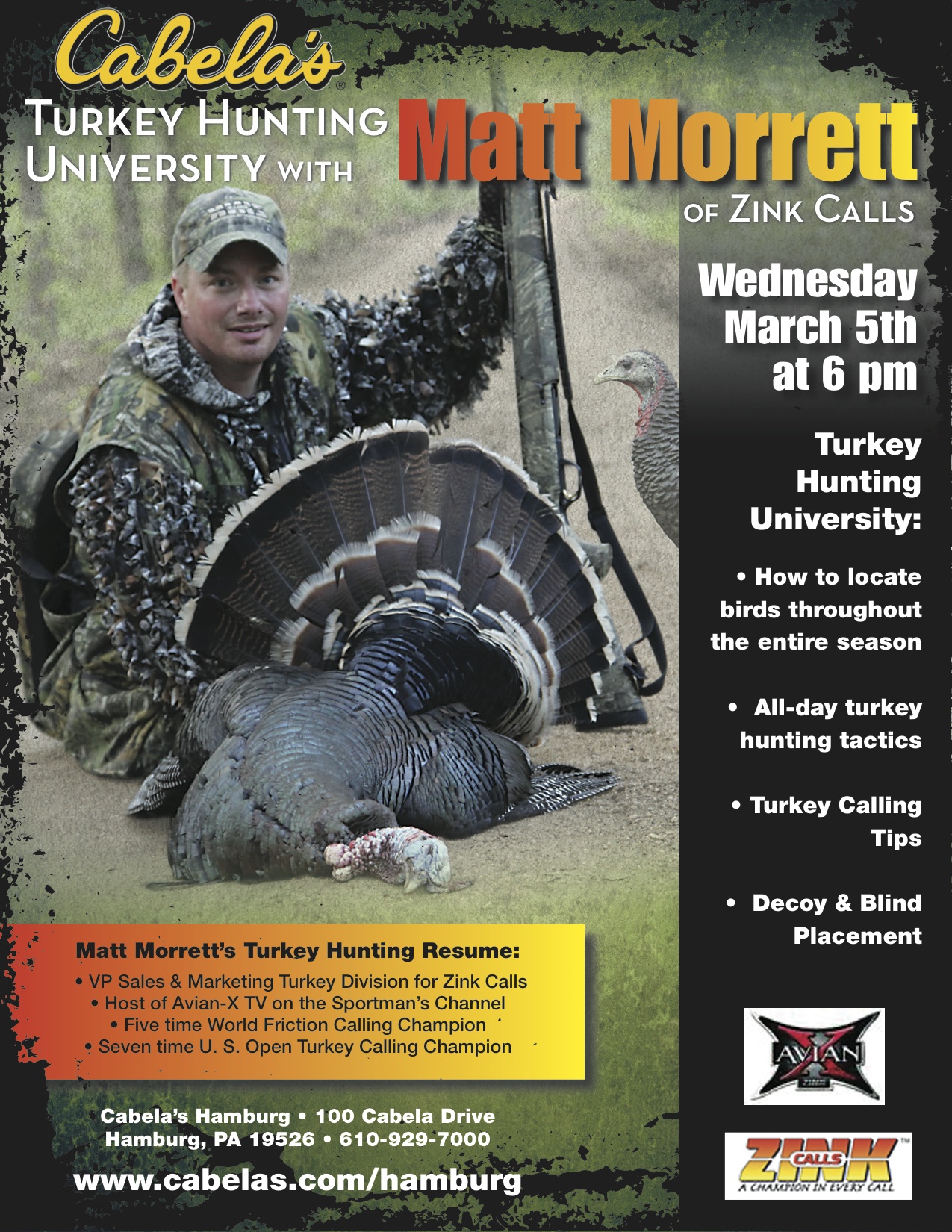 Cabelas Turkey Hunting University with Matt Morrett - March 2014